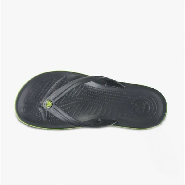 11033-0A1 CROCBAND FLIP Mens Sandals Graphite/Volt Green