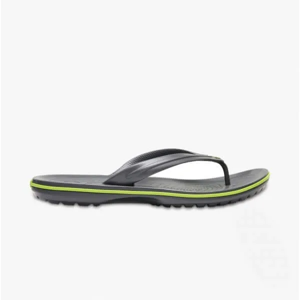 11033-0A1 CROCBAND FLIP Mens Sandals Graphite/Volt Green