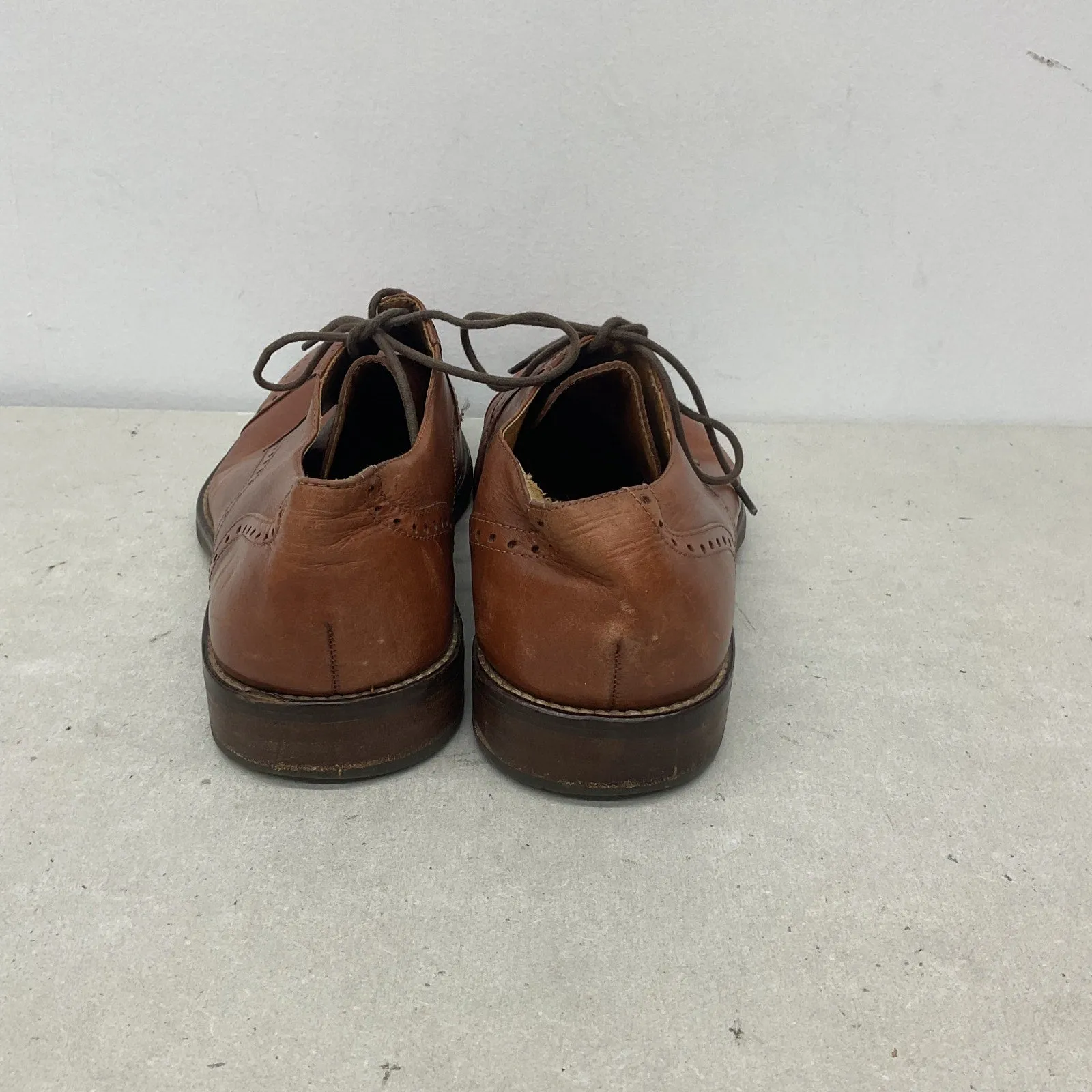 14th & Union Brown Oxford Dress Shoes Men's Leather Size 9.5M
