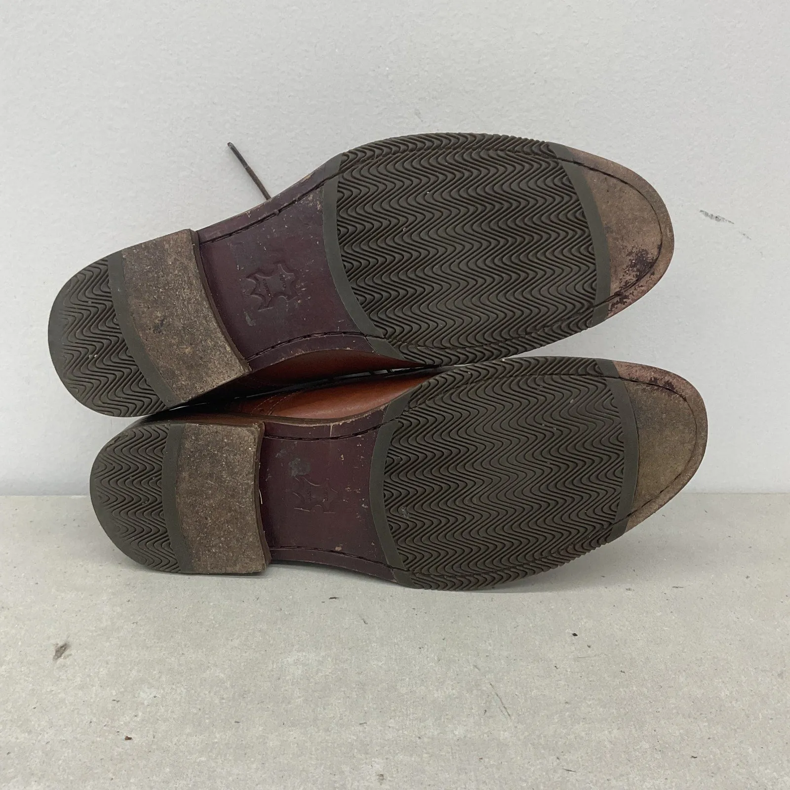14th & Union Brown Oxford Dress Shoes Men's Leather Size 9.5M
