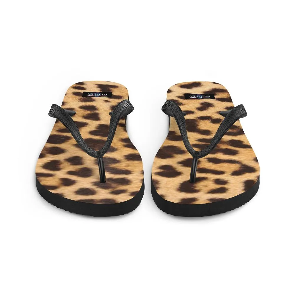65 MCMLXV Unisex Jaguar Animal Print Flip-Flops