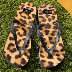 65 MCMLXV Unisex Jaguar Animal Print Flip-Flops