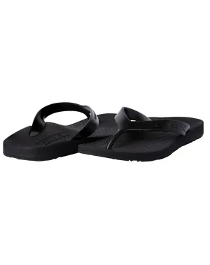 ARCHLINE BALANCE BLACK FLIP FLOPS - BLACK
