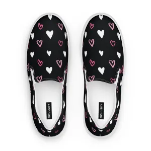 BE MY VALENTINE Men’s Slip-On Canvas Shoes