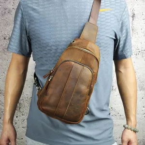 Best Cross Body Sling Bag Mens Leather Sling Bags Leather Sling Backpack Crossbody Sling Backpack