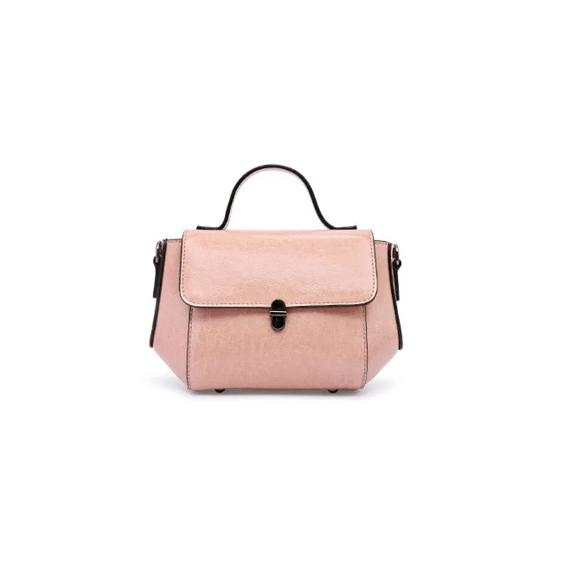 Black Leather Womens Crossbody Bags Leather Handbags for Women