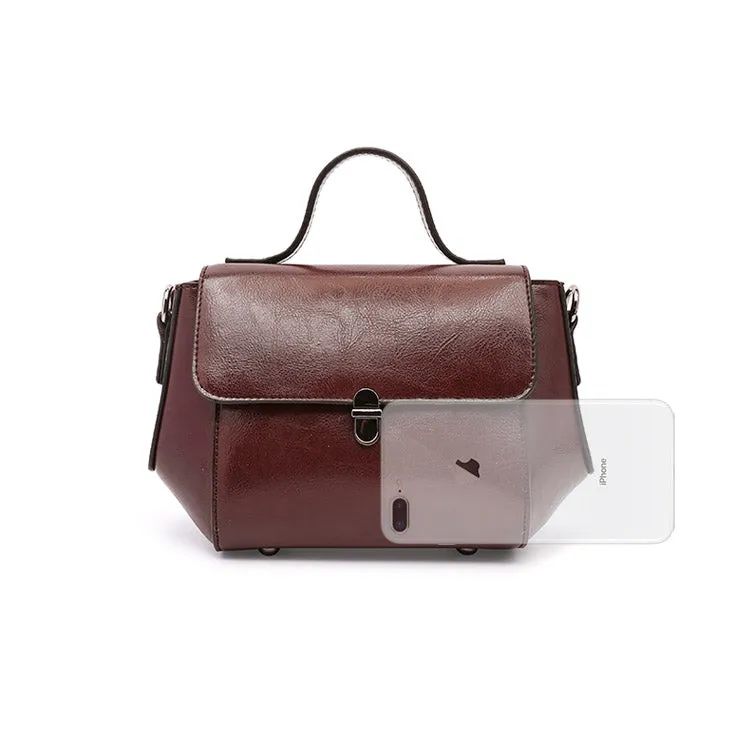Black Leather Womens Crossbody Bags Leather Handbags for Women