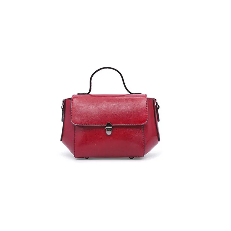Black Leather Womens Crossbody Bags Leather Handbags for Women