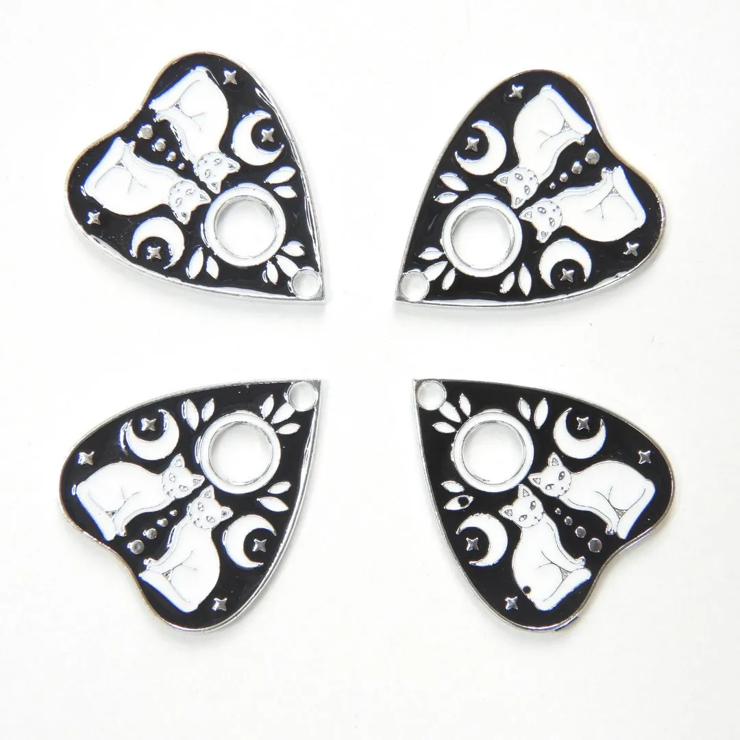Cat and Moon charms
