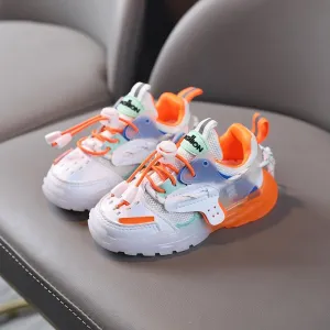 children's fashion clothing wholesale Toddler Boy Color-block Drawstring Front Sneakers Wholesale
