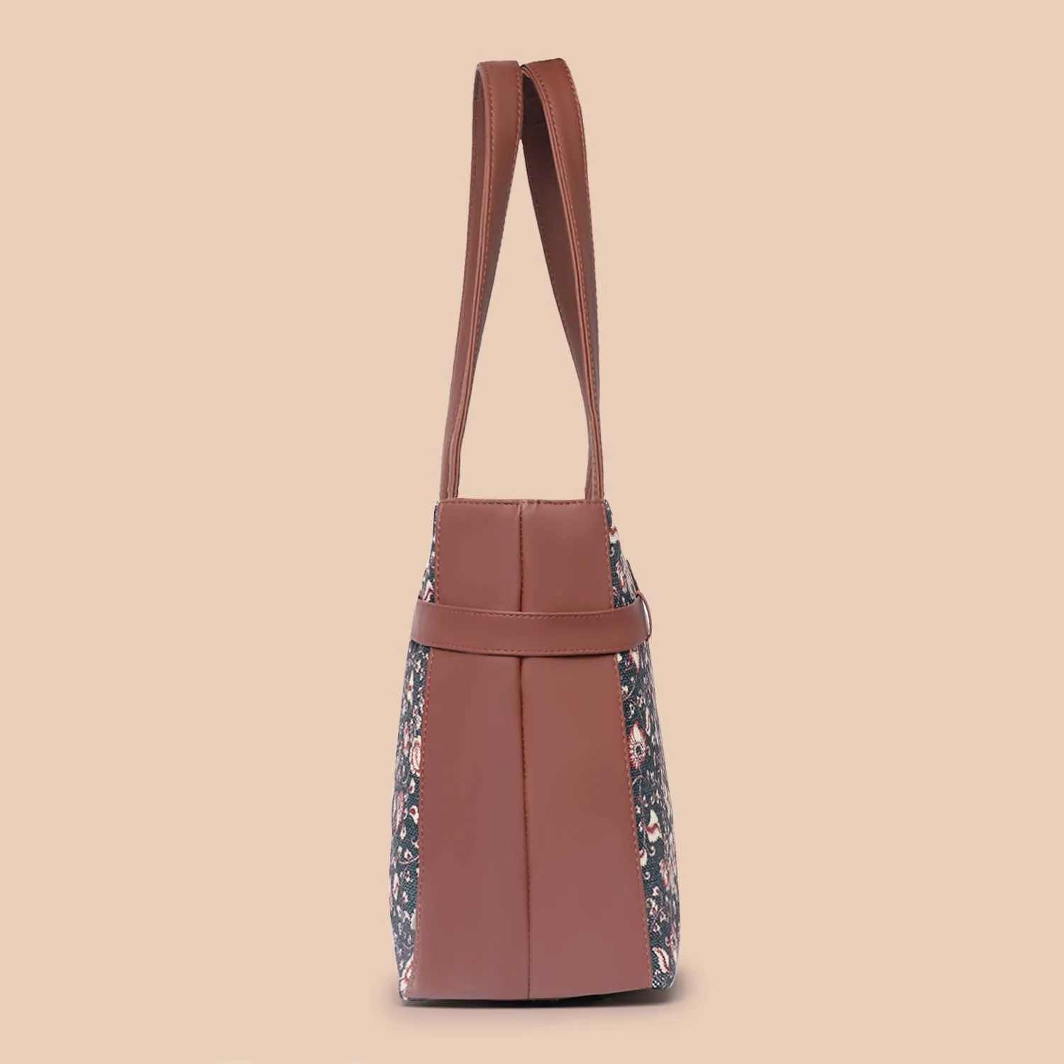 Chittoor Blue Kalamkari Statement Office Bag
