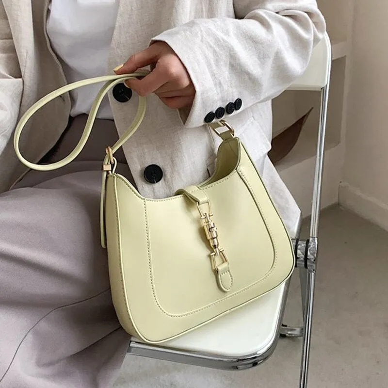 Christmas Gift 2021 Women's Retro Fashion Baguette Bags Underarm One-Shoulder Messenger Bags Large Capacity Handbags For Spring Summer