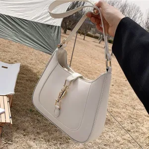Christmas Gift 2021 Women's Retro Fashion Baguette Bags Underarm One-Shoulder Messenger Bags Large Capacity Handbags For Spring Summer