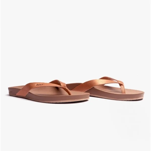 CUSHION COURT Ladies Flip-Flops Rose Gold