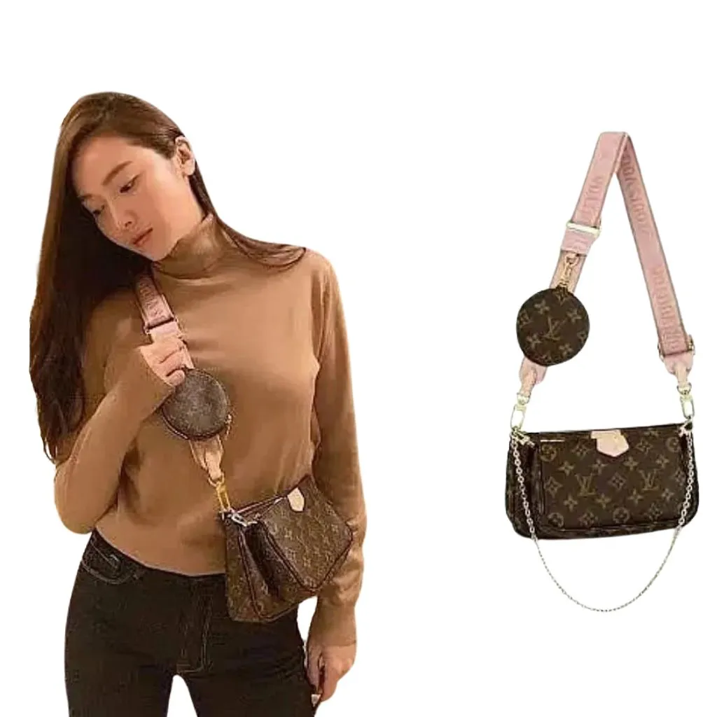 Designer Pochette Set Of 3 Handbag For Women