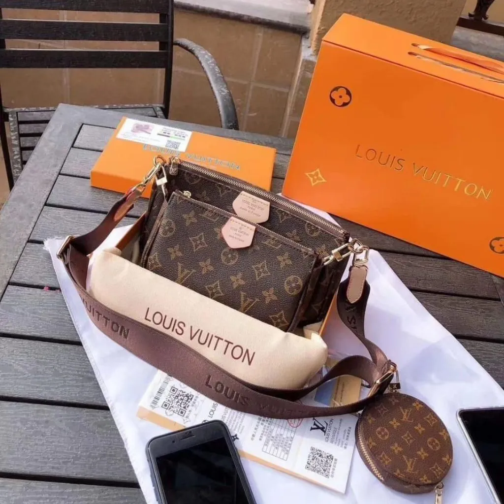 Designer Pochette Set Of 3 Handbag For Women