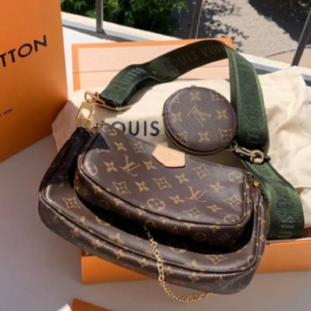 Designer Pochette Set Of 3 Handbag For Women