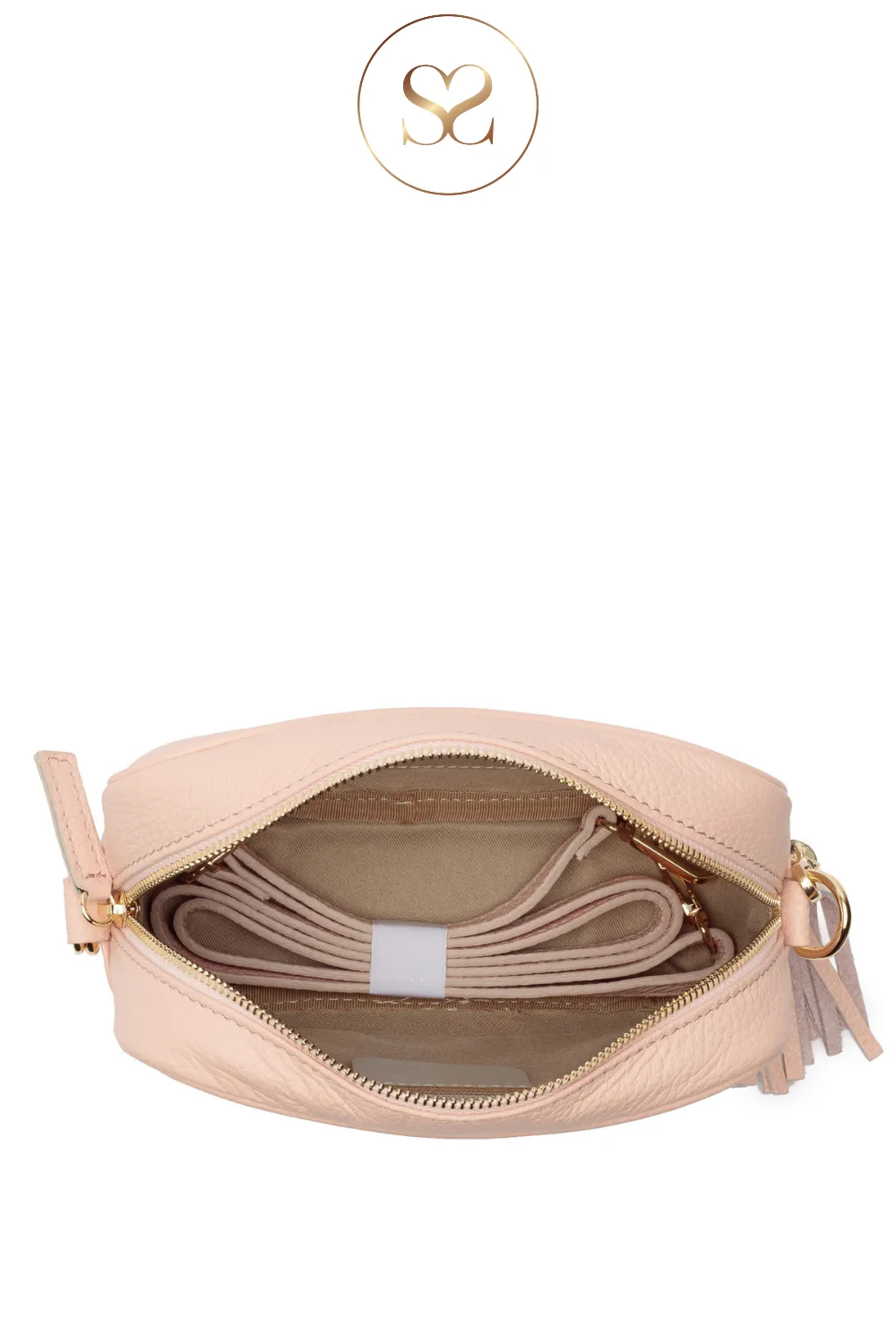 ELIE BEAUMONT - CROSSBODY BAG - NUDE