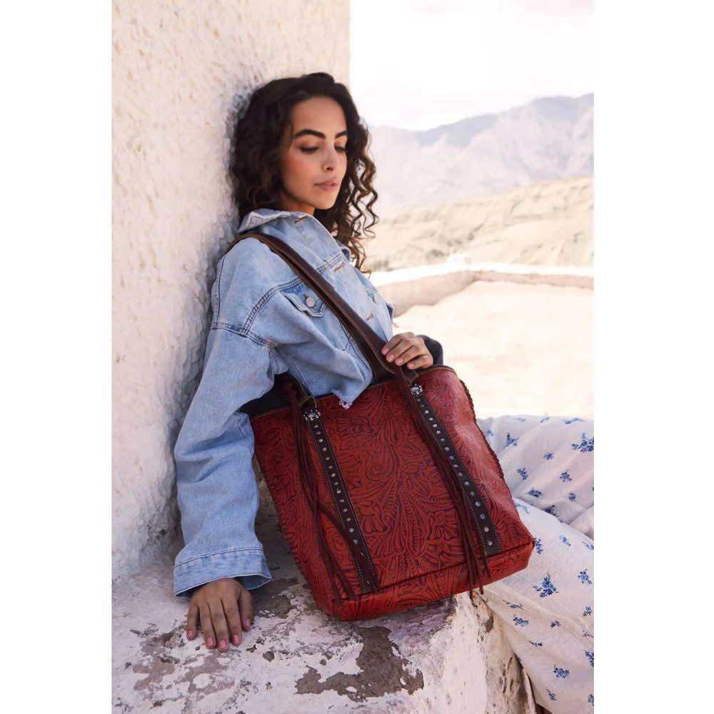 Envision Leather and Hairon Tote Bag