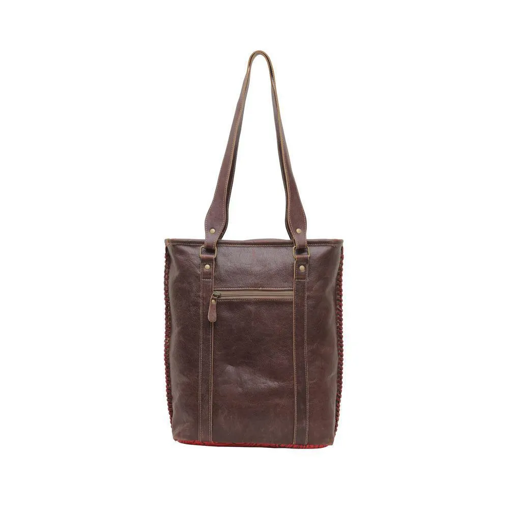 Envision Leather and Hairon Tote Bag