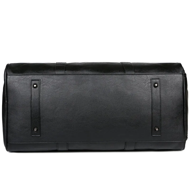 European And American Men's Leather Retro Handbag Large Capacity