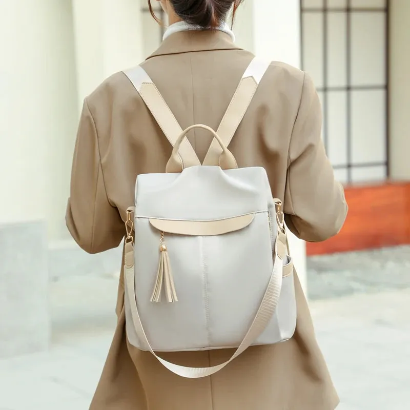 Fashion Anti-theft Women Backpacks Nylon Cloth Shoulder Bags
