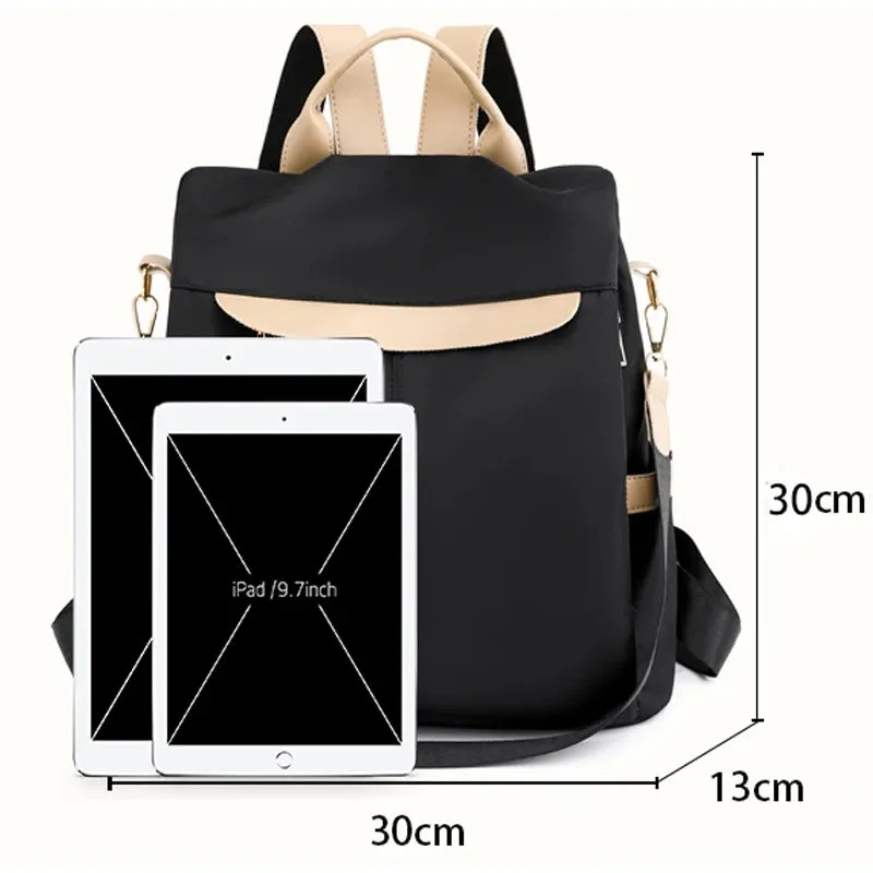 Fashion Anti-theft Women Backpacks Nylon Cloth Shoulder Bags