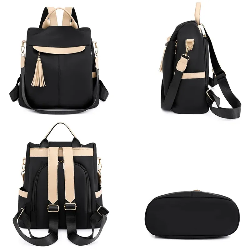 Fashion Anti-theft Women Backpacks Nylon Cloth Shoulder Bags