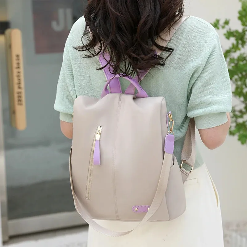Fashion Anti Theft Women's Backpack Student Backpacks Teenage Girl School Bags