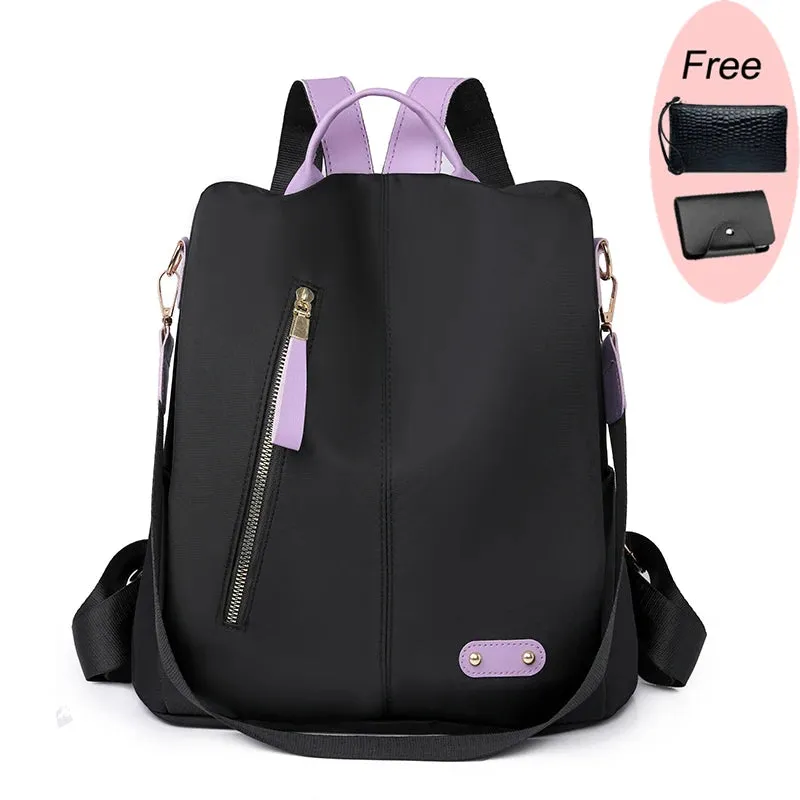 Fashion Anti Theft Women's Backpack Student Backpacks Teenage Girl School Bags