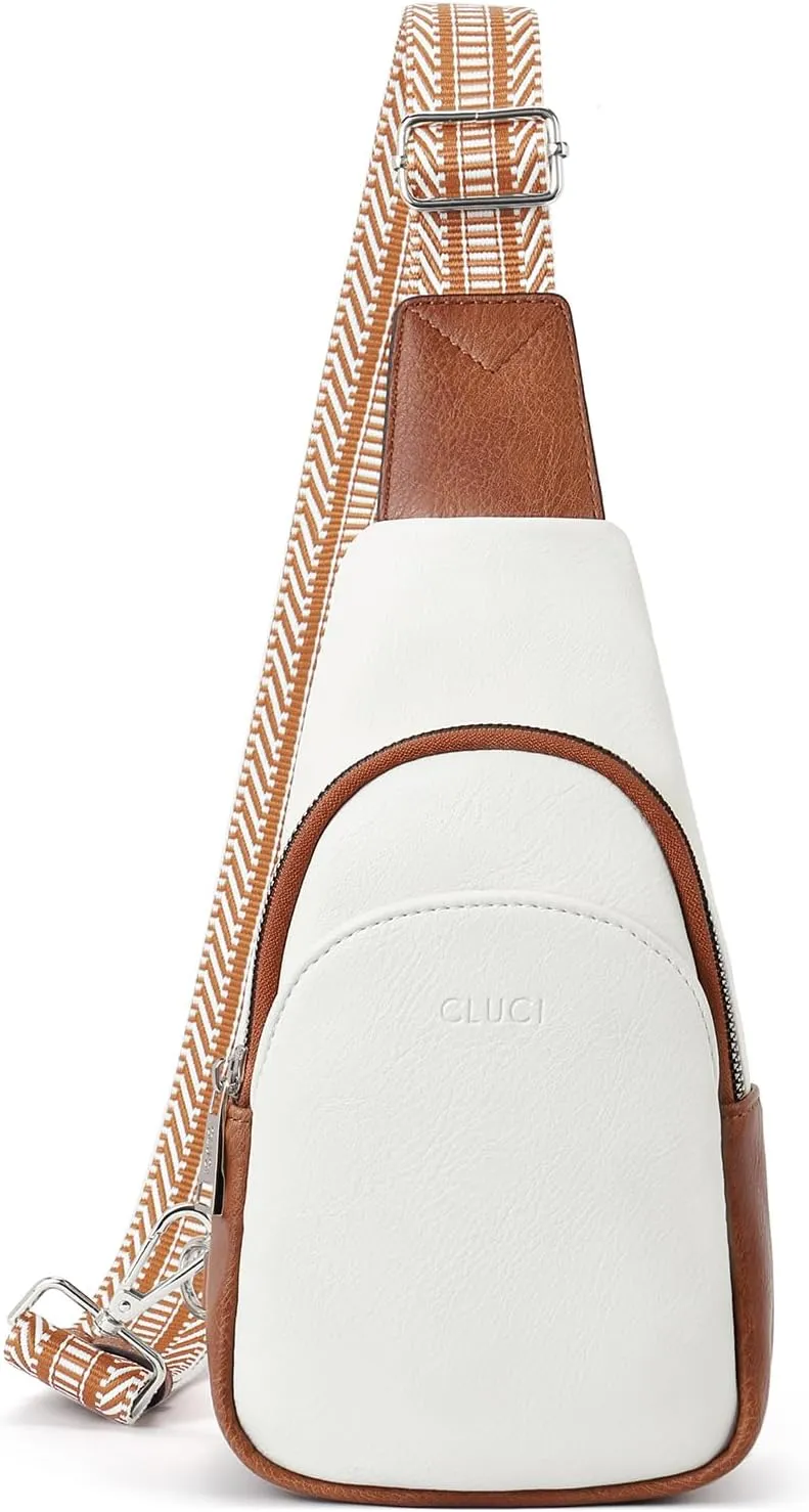 Faux Leather Dark Brown Crossbody Travel Sling Bag