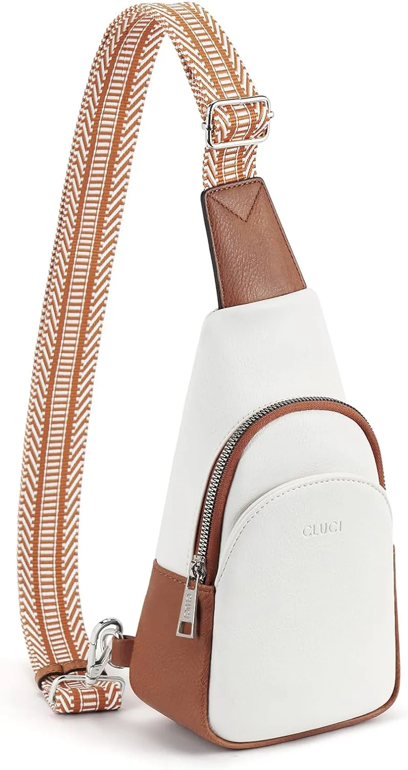 Faux Leather Dark Brown Crossbody Travel Sling Bag