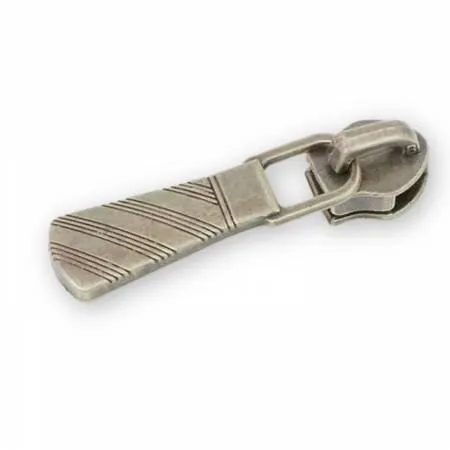 Four 5 Necktie Zipper Pulls Antique # STS263A