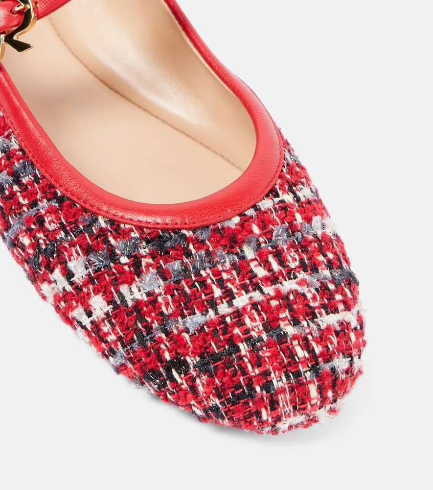 Gianvito Rossi Carla boucl√É¬© Mary Jane flats