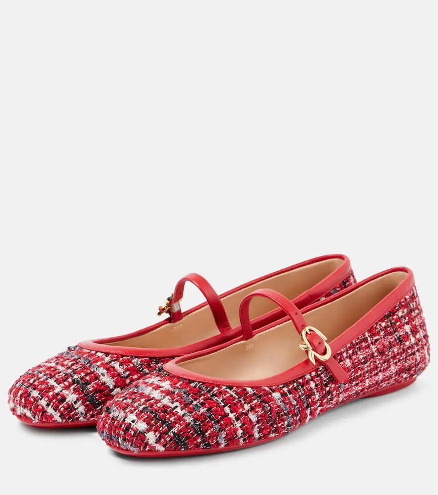 Gianvito Rossi Carla boucl√É¬© Mary Jane flats