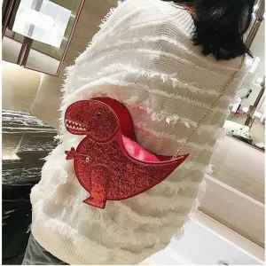 Glittered Dino Purses
