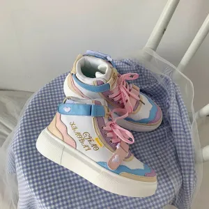 Halloween Joskaa Girls' Cute Sneakers Ins Street Racket Platform Running Shoes Korean-Style Casual Student Women's Shoes