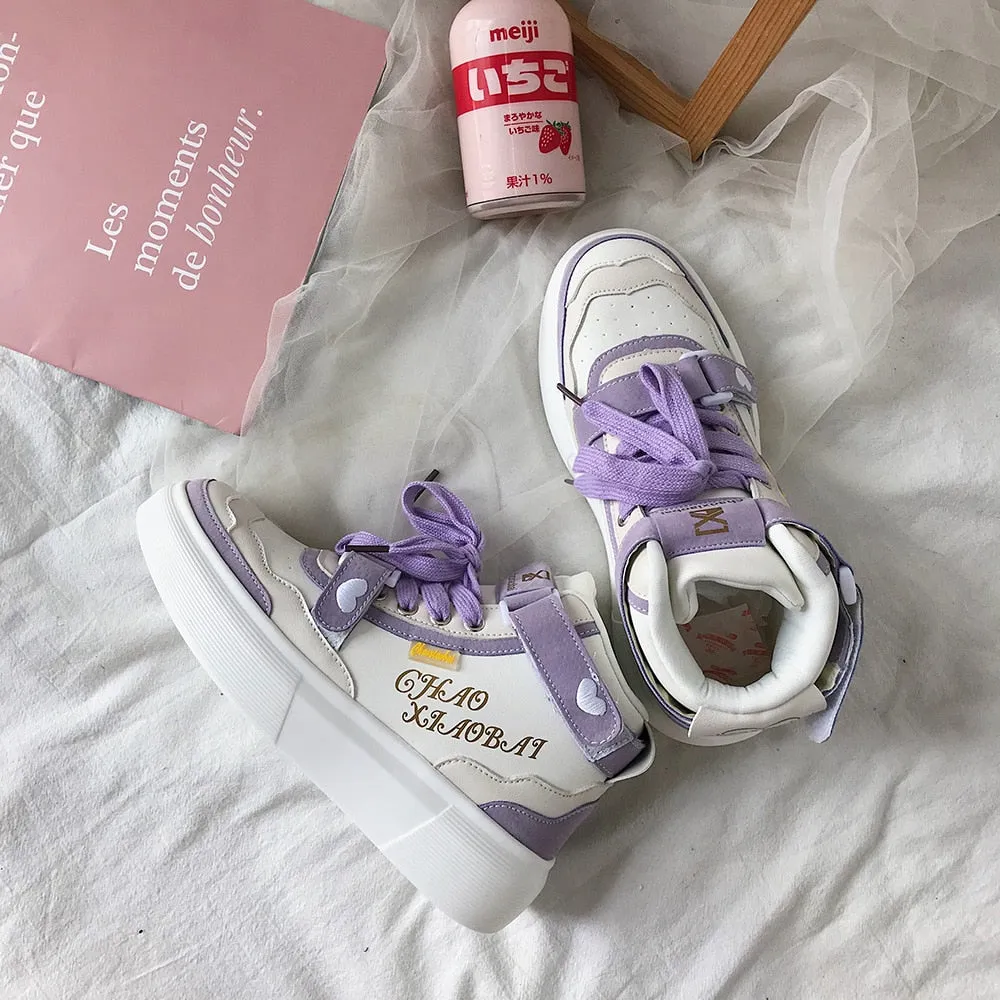 Halloween Joskaa Girls' Cute Sneakers Ins Street Racket Platform Running Shoes Korean-Style Casual Student Women's Shoes