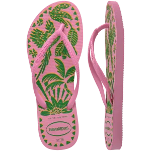 HAVAIANAS Slim Tucano sandal-Pink Lemonade