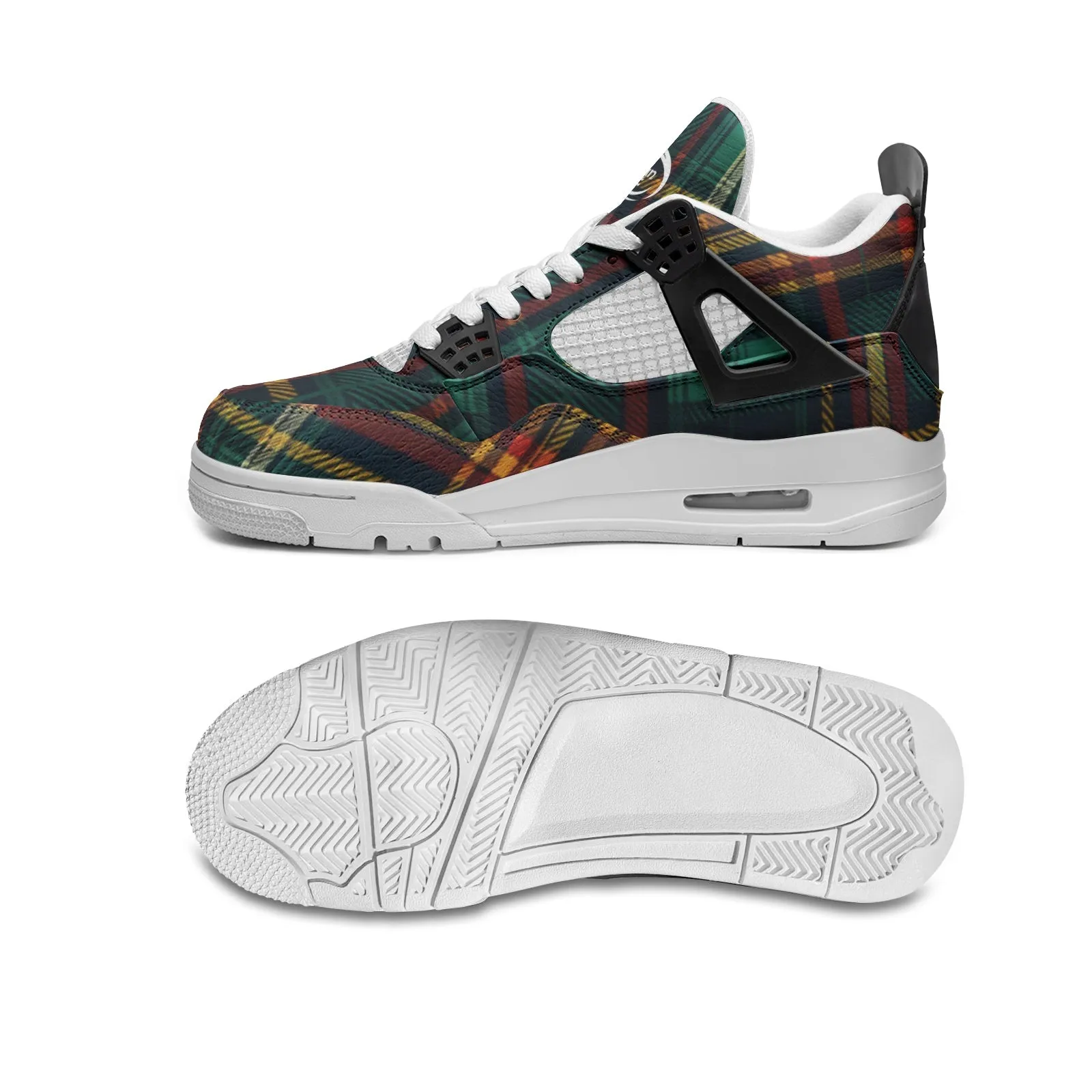 Highland Plaid Fashion Sneakers
