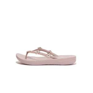 iQUSHION Flower-Stud Flip-Flops