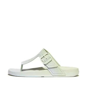 IQUSHION Iridescent Adjustable Buckle Flip-Flops