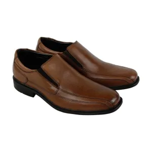 Kenneth Cole Slip On Men's Brown Leather Casual Loafers Shoes