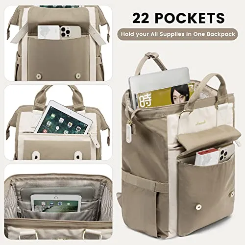Laptop Backpack, 15.6 Inch School Backpack Teen with Data Cable Pouch & USB Charging Port, Waterproof Backpack Bag School Bag for School Uni Office Travel Business