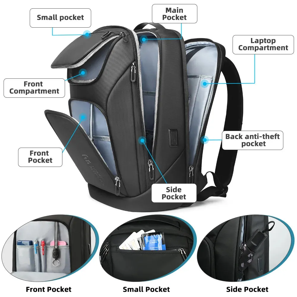 Laptop Bag Business Backpack Waterproof Man 17.3"