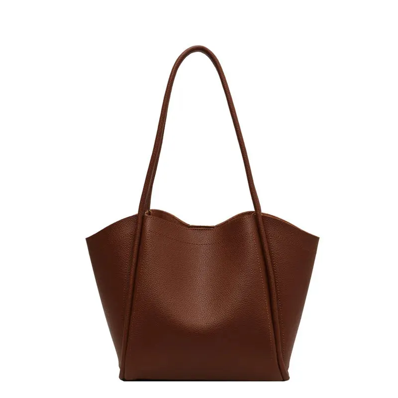 Large Capacity PU Leather Tote Bag