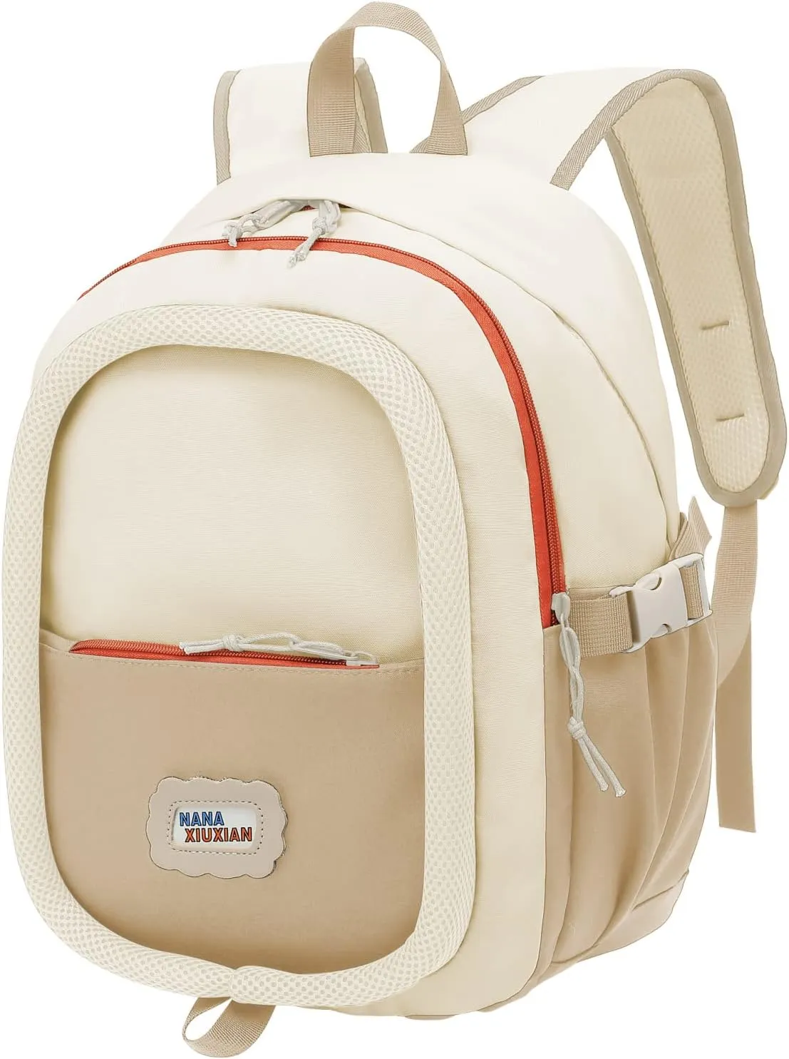 Leaper Water-resistant Laptop Backpacks Lightweight Shoulder Backpack Cute Travel Satchel Black