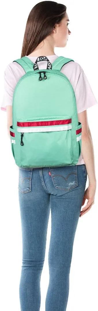Leaper Water-resistant Laptop Backpacks Lightweight Shoulder Backpack Cute Travel Satchel Black