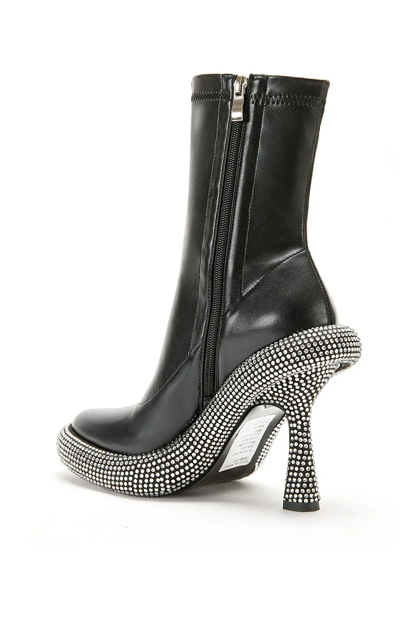 MAE-BLACK STILETTO BOOTIE