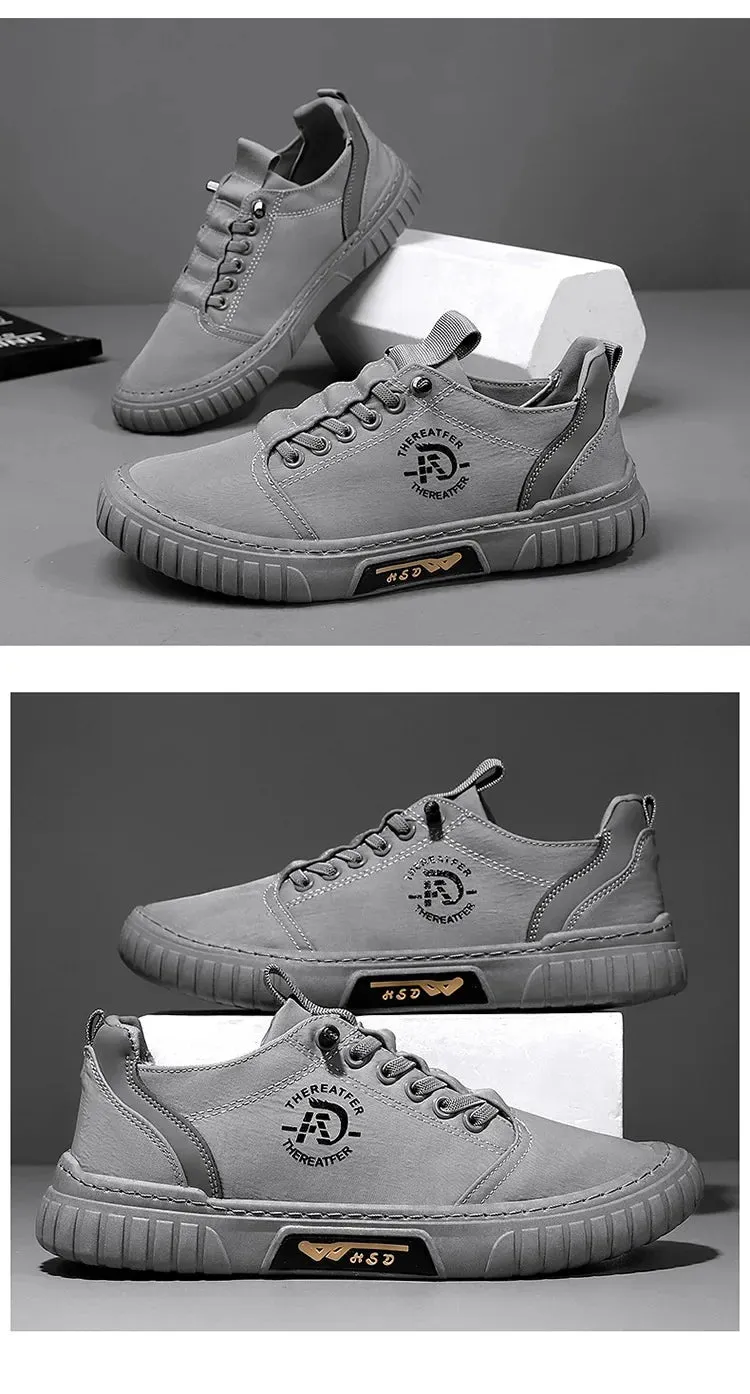 Men Casual Shoes Breathable Ice Silk Male Loafers Slip on Walking Flats Shoes Vulcanized Shoes for New Men Comfortable Sneakers